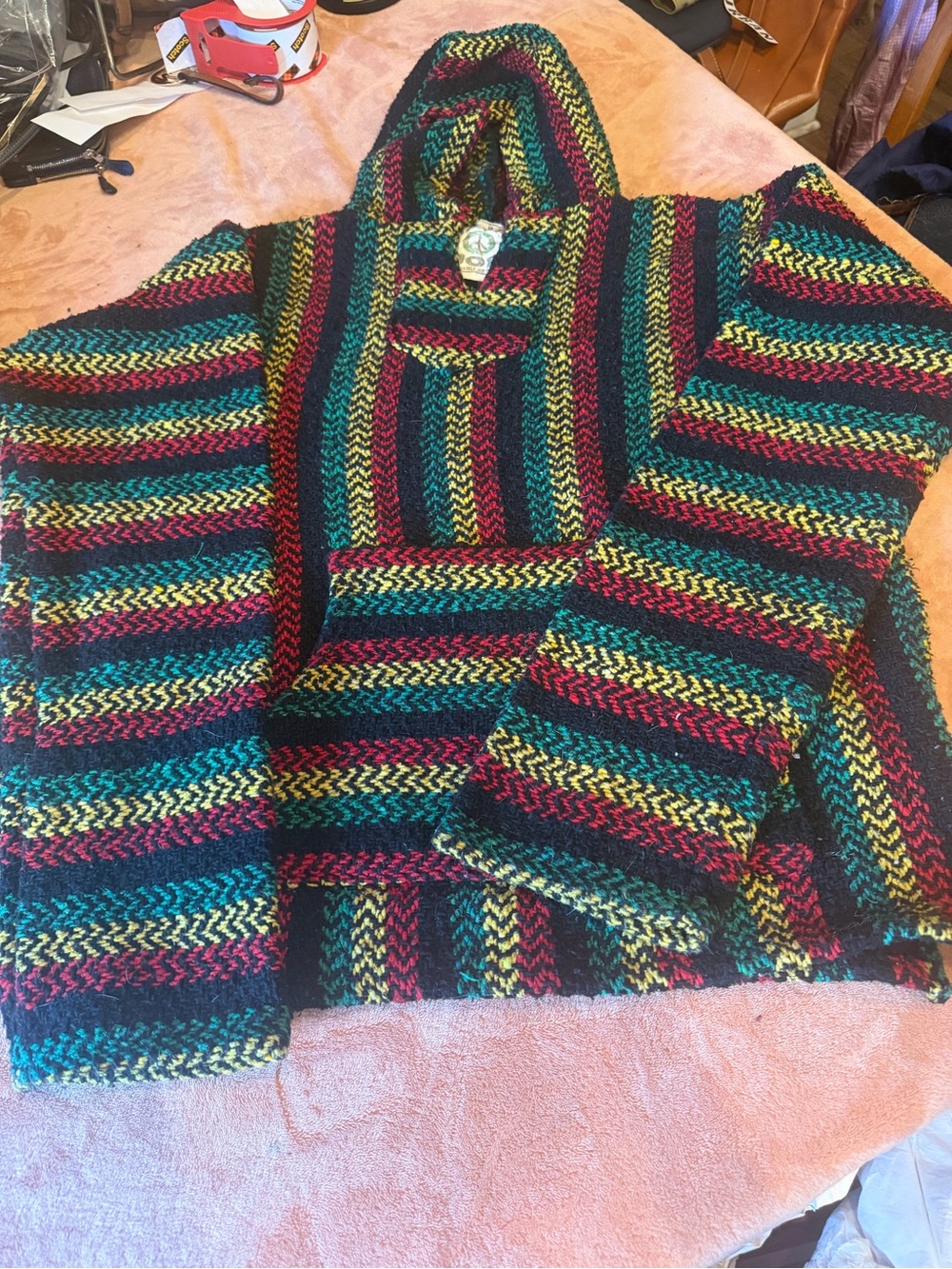Colorful Striped Baja Hoodie